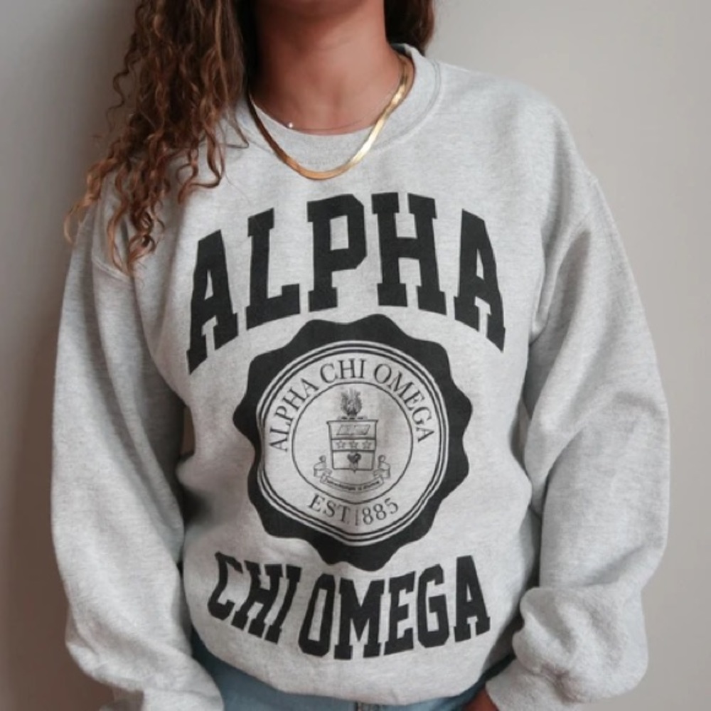 Bundle of 3 Alpha Chi Omega Crewnecks